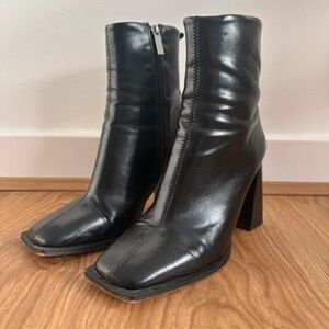 ASOS Black Heeled Boots